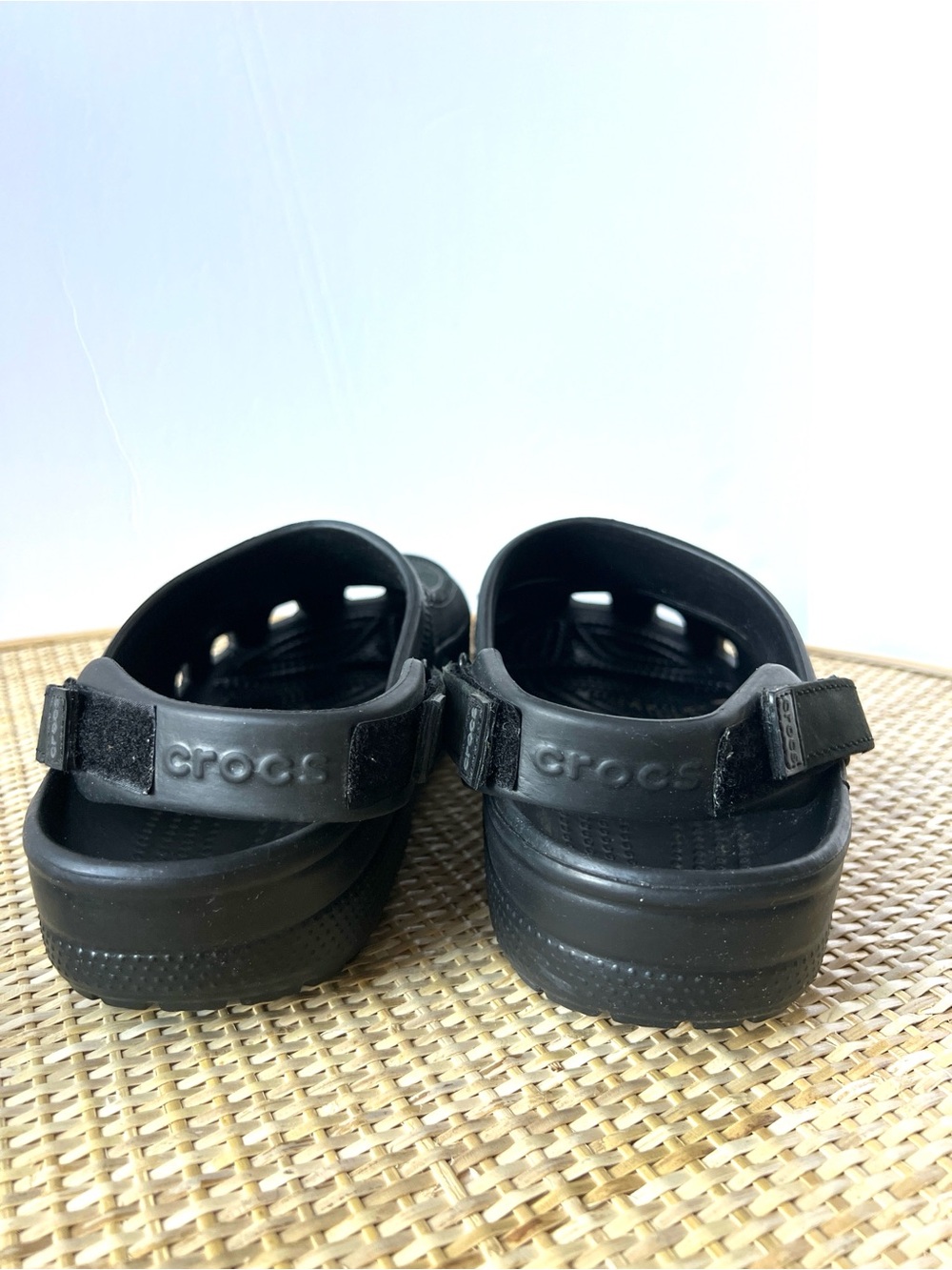Crocs Mens Classic Yukon Vista II LiteRide Clogs graphite adj heel strap 11 - Picture 5 of 10